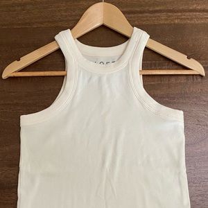 Loft Perfect Tank Top (M, Cream)